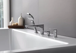 Смеситель на борт ванны Aquatek Бетта AQ1148CR хром