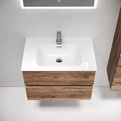 Тумба с раковиной Sancos Urban 70 дуб чарльстон