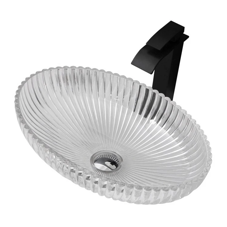 Раковина накладная ABBER Glas AK2304 прозрачная
