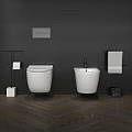 Биде подвесное Ceramica Nova Forma CN3010 белый глянец
