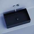 Раковина накладная Ceramica Nova Element CN6070MB черная матовая