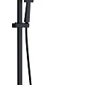 Душевая стойка ABBER Daheim AF8216B с изливом, черная матовая