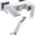 Смеситель для ванны с душем Lemark Contest LM5814CW хром
