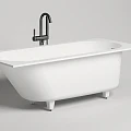 Ванна из искусственного камня Salini ORNELLA KIT 170x75 встраиваемая 102411G белая глянцевая