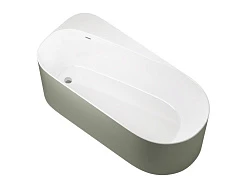 Акриловая ванна Allen Brau Priority 170x80 2.31001.21/CGM белый матовый, цементно-серый