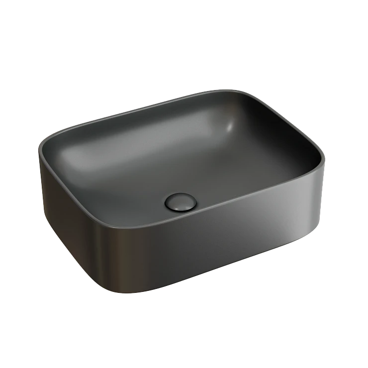 Раковина накладная Ceramica nova Element 505*380*150мм CN6052MDH антрацит матовая