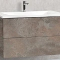 Тумба под раковину Cezares PREMIER-HPL-100-2C-SO-CALD-BLUM Calderia