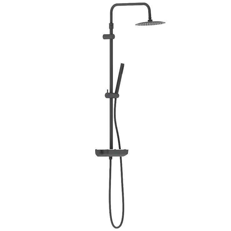 Душевая стойка Damixa Scandinavian Pure 936760300 черная матовая