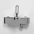Смеситель для ванны с душем Wasserkraft Kammel 1801 хром