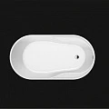 Акриловая ванна BelBagno 152,5x80x76 BB301 белая глянцевая