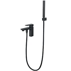 Смеситель на борт ванны Aquatek Вега AQ1044MB матовый черный