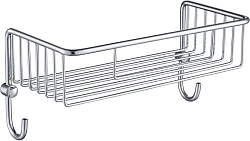 Полка Timo Nelson 150081/00 с крючками, хром