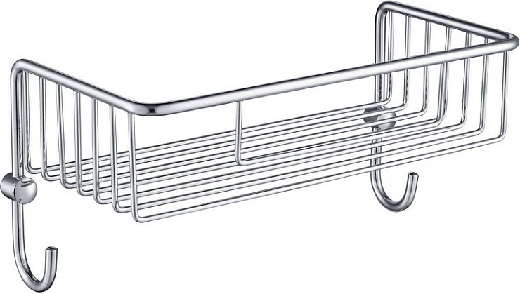 Полка Timo Nelson 150081/00 с крючками, хром
