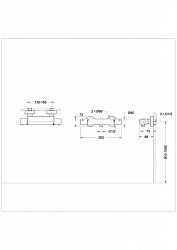 Смеситель для раковины Bravat Fit F1233188CP-RUS хром