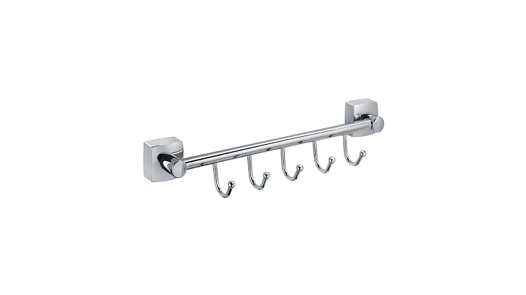Планка 5 крючка Fixsen Kvadro FX-61305В-5
