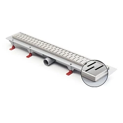 Душевой лоток Veconi Medium 75 V750MN хром
