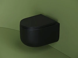 Унитаз подвесной Ceramica Nova Ulma CN4006MB черный матовый
