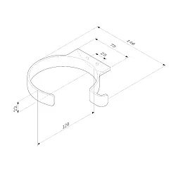 Держатель для фена AM.PM Inspire 2.0 A50A32300 хром