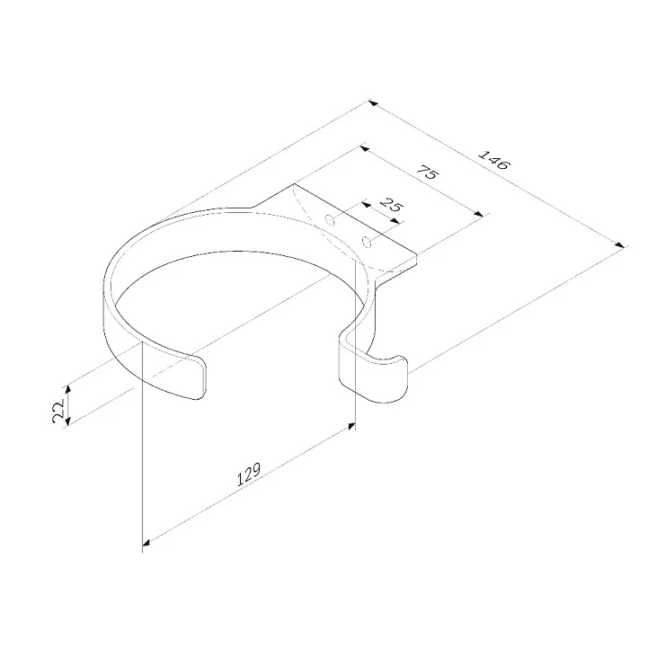 Держатель для фена AM.PM Inspire 2.0 A50A32300 хром