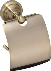 Держатель туалетной бумаги с крышкой Bemeta 144112017  прозрачный лак