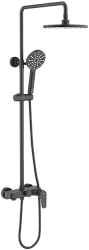 Душевая стойка Aquatek Бетта AQ2140MB матовая черная