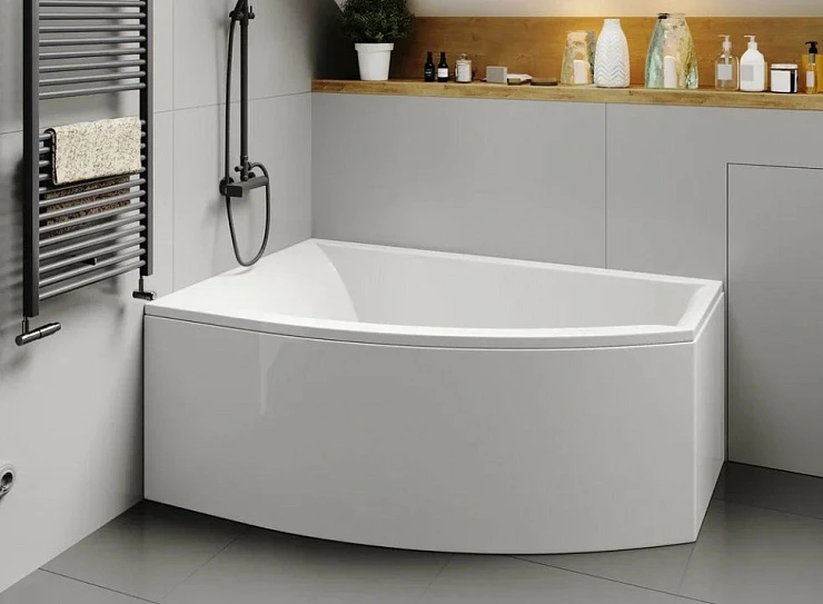 Акриловая ванна Vagnerplast Veronela Offset 160x105 VPBA160VEA3LX-04 левая, белая глянцевая