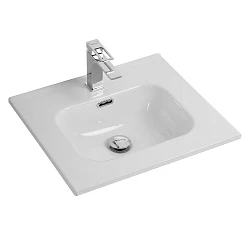 Раковина встраиваемая BelBagno 50см BB500ETL белая глянцевая