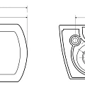 Чаша для унитаза подвесного BelBagno CARINA BB514CHR