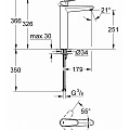 Смеситель для раковины Grohe Eurodisc Cosmopolitan 23432000 хром