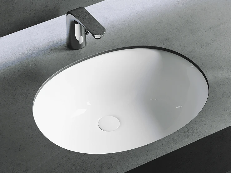 Раковина встраиваемая под столешницу Ceramica Nova Element 56см CN6043 белая