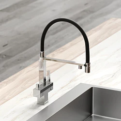 Смеситель для кухни Sancos Moro SC4006CH хром / черный