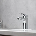 Смеситель для раковины Aquatek Вега AQ1011CR с донным клапаном, хром