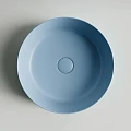Раковина накладная Ceramica Nova Element CN6022ML голубая матовая
