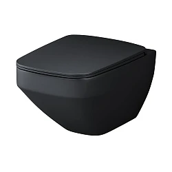 Унитаз подвесной FlashClean с сиденьем микролифт AM.PM Inspire V2.0 C50A1700MBSC Черный