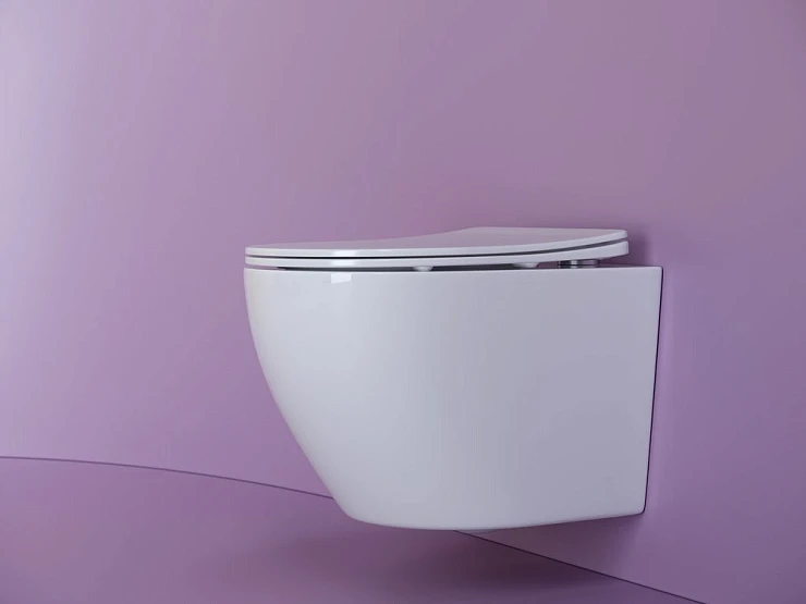 Унитаз подвесной Ceramica Nova Uno Rimless CN11001 белый