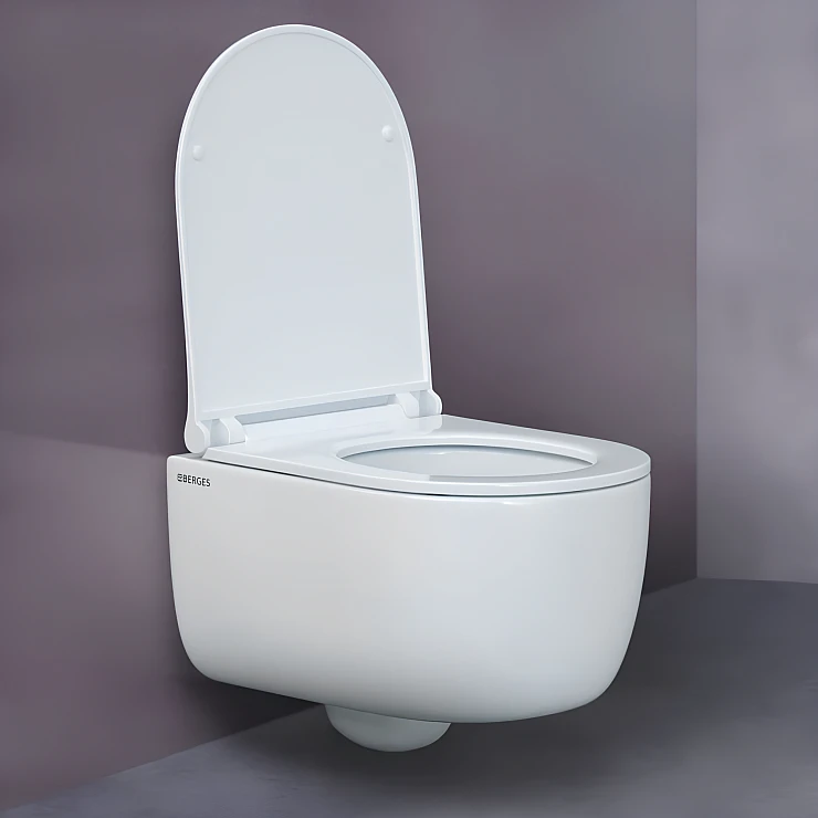 Унитаз подвесной Berges Wasserhaus Ego RR 082111RR белый глянец
