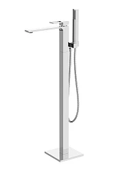 Напольный смеситель для ванны с душем BelBagno LUCE LUC-FMT-CRM хром
