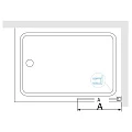 Шторка на ванну RGW SC-056-8B 400 35110562840-14 40x150 черный, 8 мм стекло прозрачное