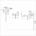 Смеситель для ванны с душем Bravat Eler F6191238CP-01L-RUS хром