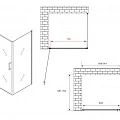 Душевой уголок ABBER Sonnenstrand 90x70см AG04090B-S70B профиль черный, стекло прозрачное