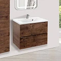 Тумба под раковину Vincea Mia 65 VMC-2MA650RW темный дуб