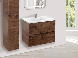 Тумба под раковину Vincea Mia 65 VMC-2MA650RW темный дуб