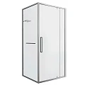 Душевой уголок Bravat Line 90x90см BS090.2116A профиль хром, стекло прозрачное