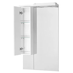 Зеркало-шкаф Aquaton Домус 65 L 1A008202DO01L белый