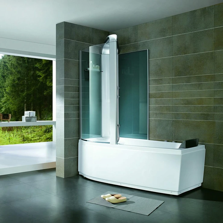 Акриловая ванна Orans OLS-BT9501 L 170x85см 9501L00 с гидромассажем, белая глянцевая