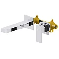 Смеситель для раковины Aquatek Либра AQ1613CR с внутренней частью, хром