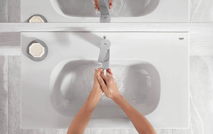 Смеситель для раковины Grohe Eurosmart 23322001 хром