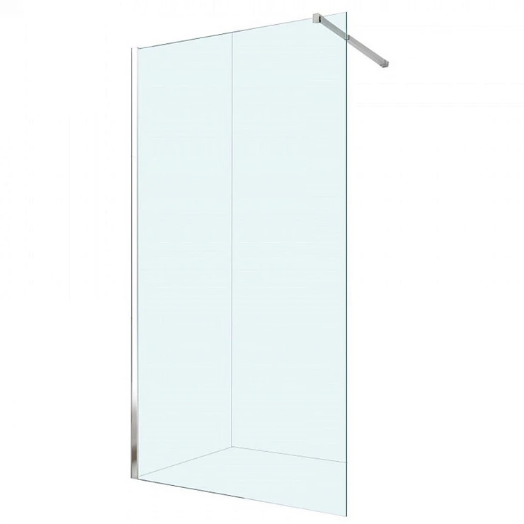 Душевая стенка BERGES SKY 80x200см 064001 профиль хром, стекло прозрачное