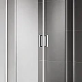 Душевой уголок Cezares Slider 100x100см SLIDER-R-2-90/100-C-Cr профиль хром, стекло прозрачное