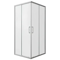 Душевой уголок Bravat Drop 90x90см BS090.2200A профиль хром, стекло прозрачное